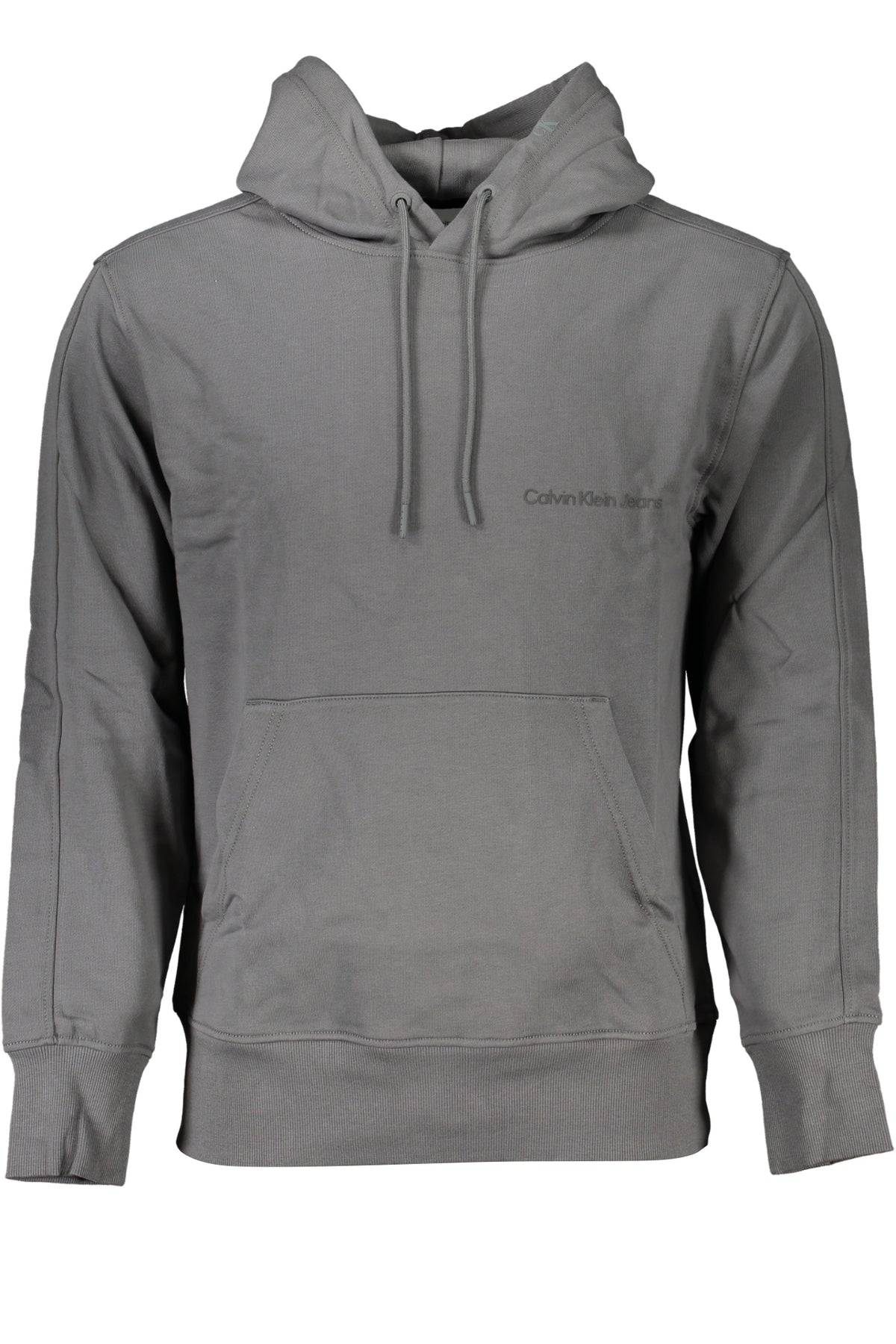 CALVIN KLEIN MEN'S GRAY ZIPLESS SWEATSHIRT