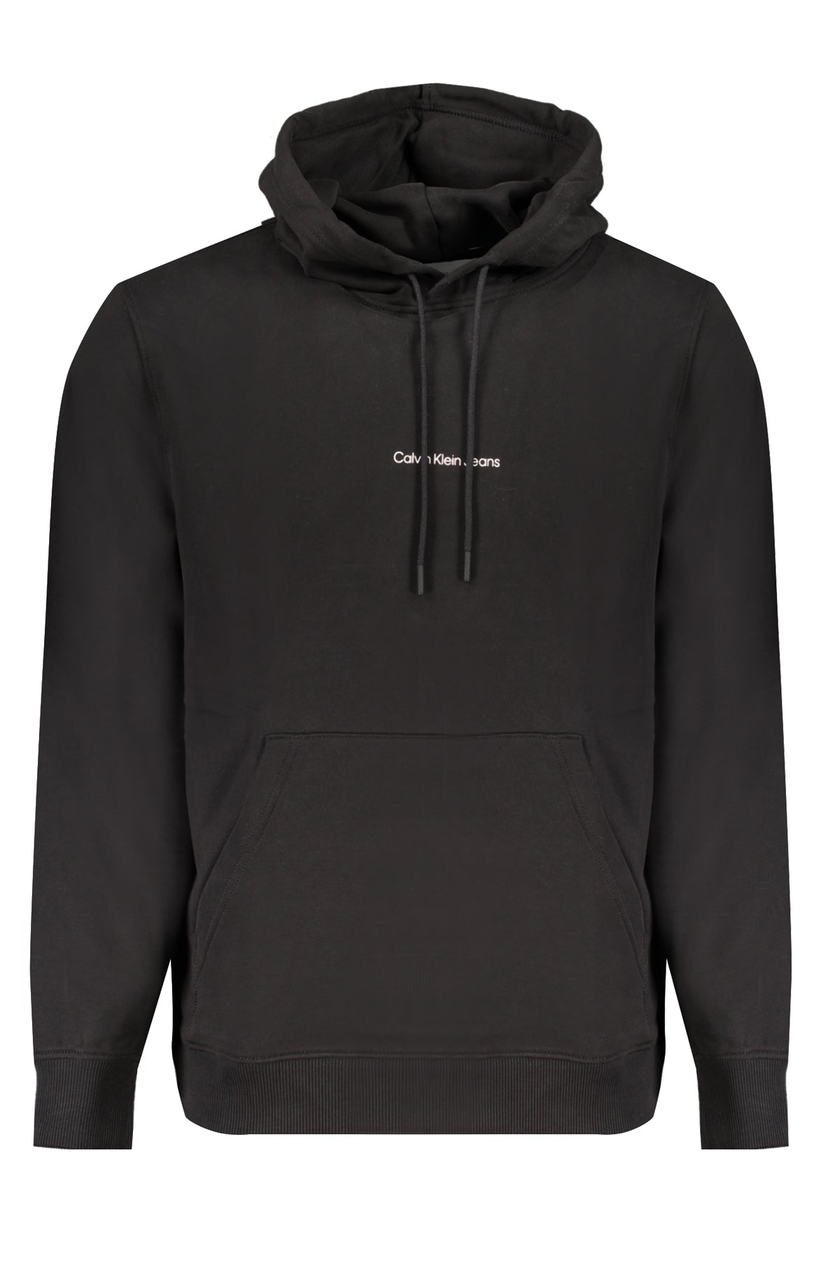 CALVIN KLEIN MEN'S BLACK ZIPLESS SWEATSHIRT