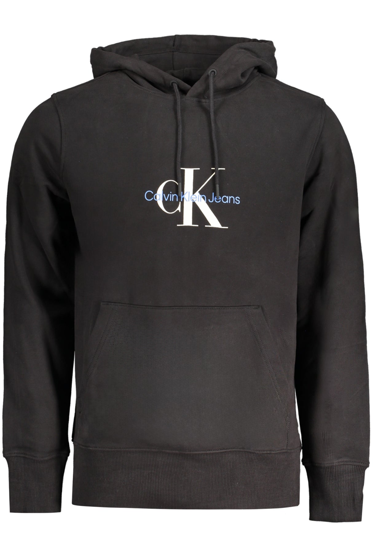 CALVIN KLEIN MEN'S BLACK ZIP-UP SWEATSHIRT