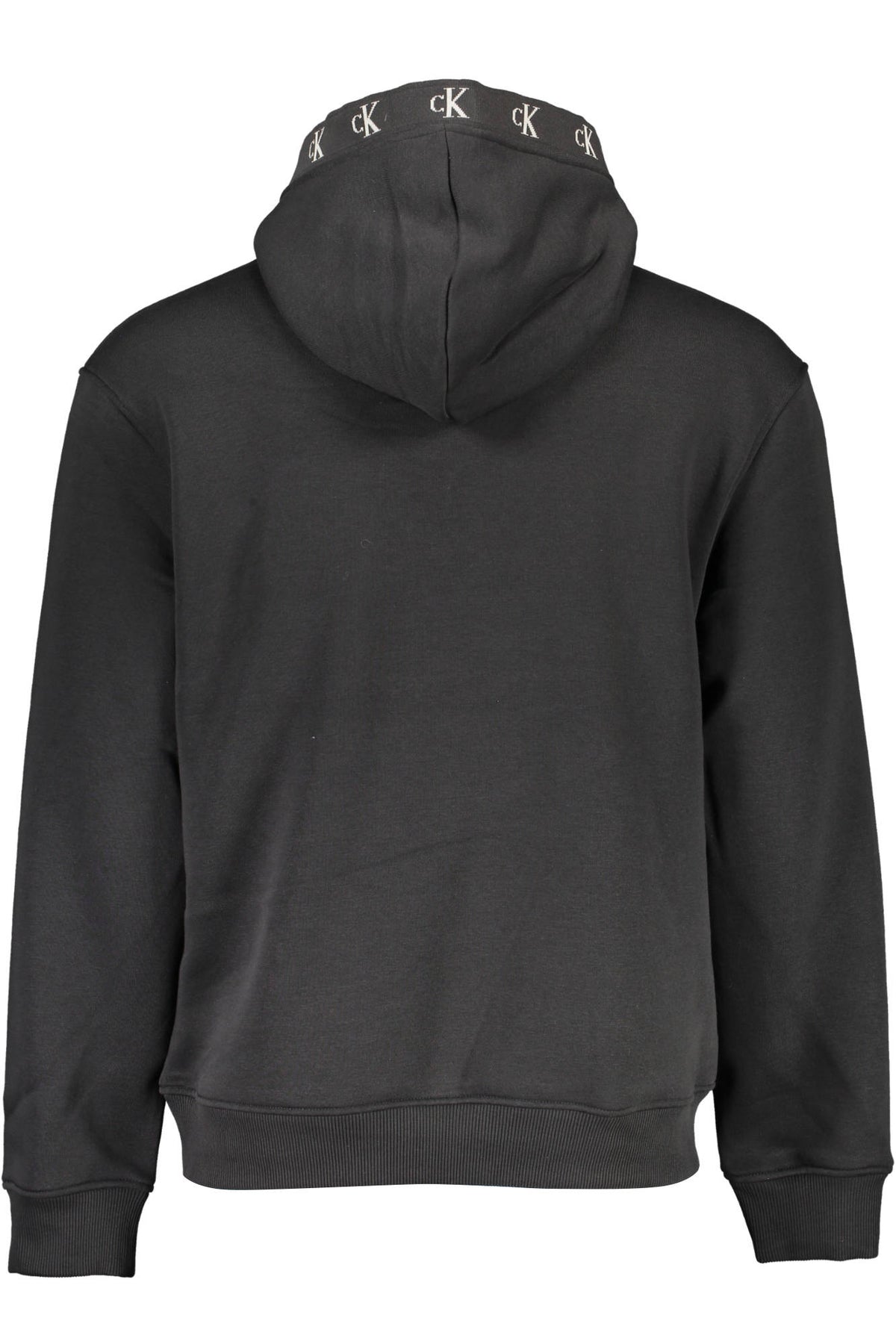 CALVIN KLEIN MEN'S BLACK ZIP-UP SWEATSHIRT