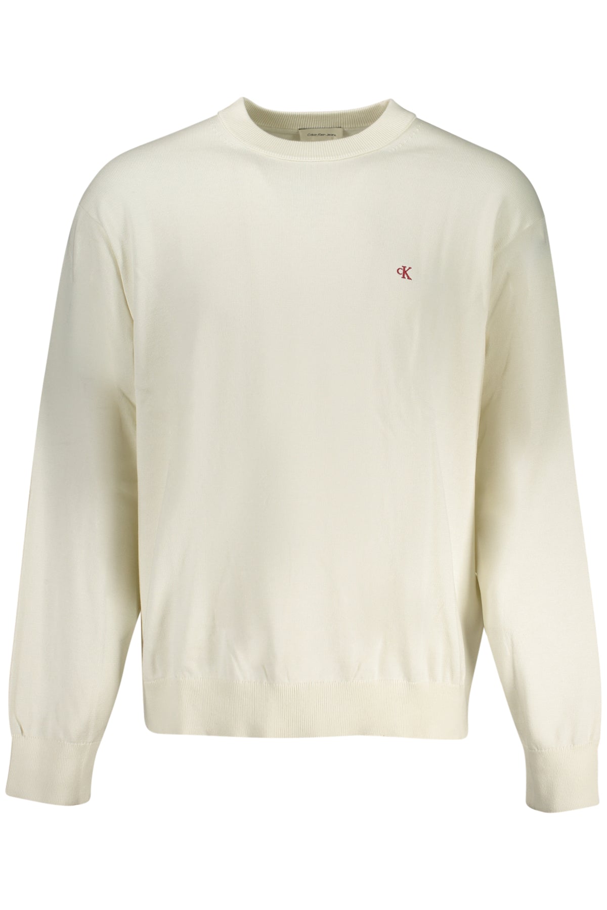 CALVIN KLEIN MEN'S WHITE SWEATER