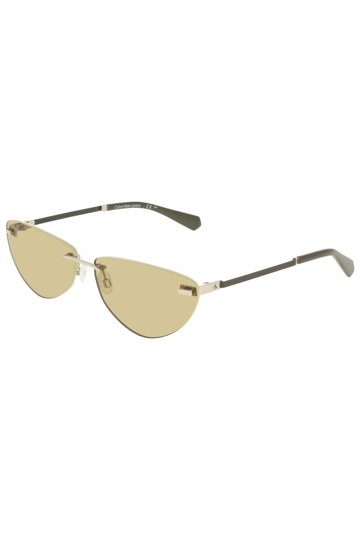 CALVIN KLEIN WOMEN'S SUNGLASSES GREEN
