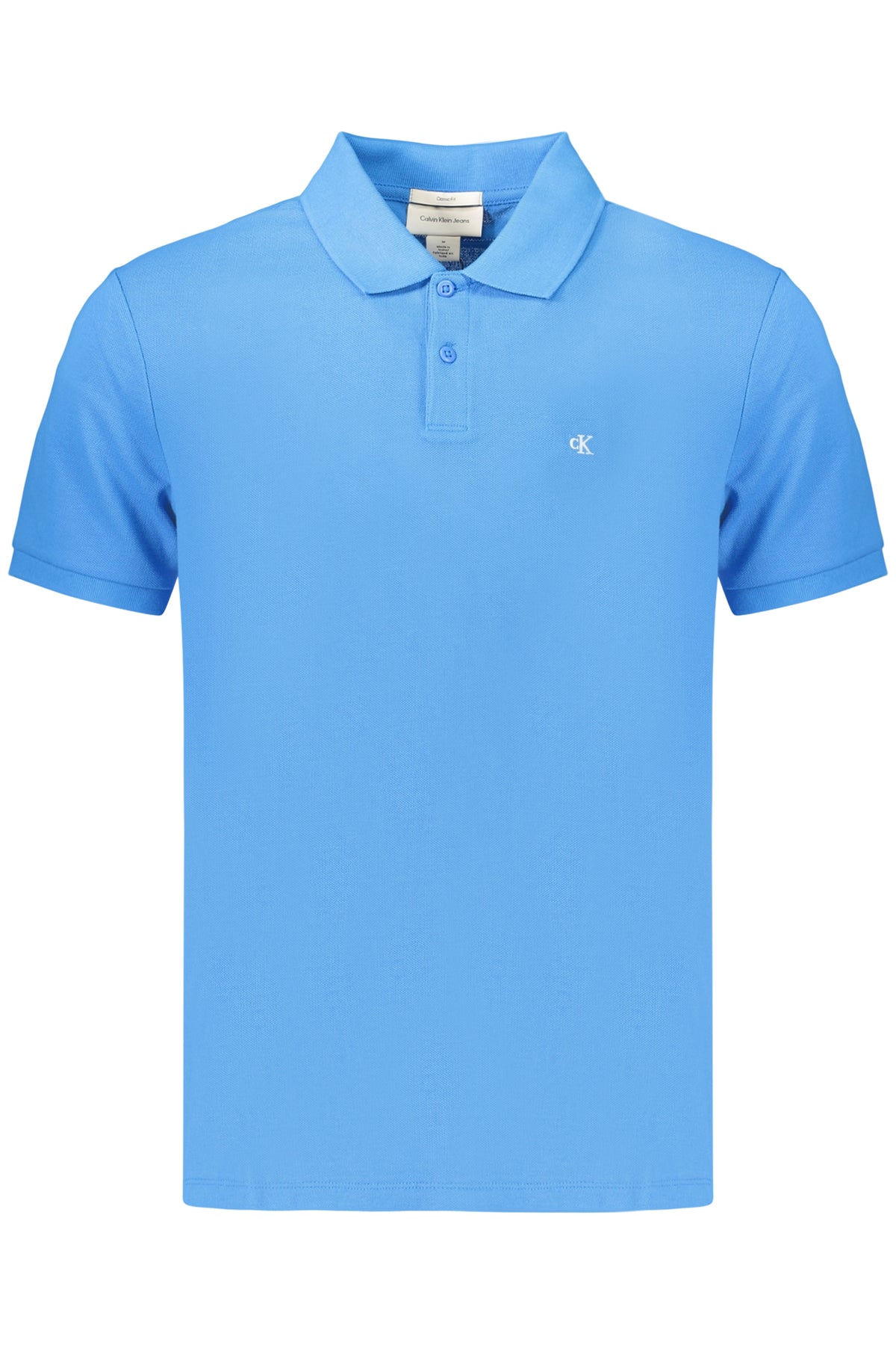 CALVIN KLEIN MEN'S SHORT-SLEEVE POLO SHIRT, BLUE