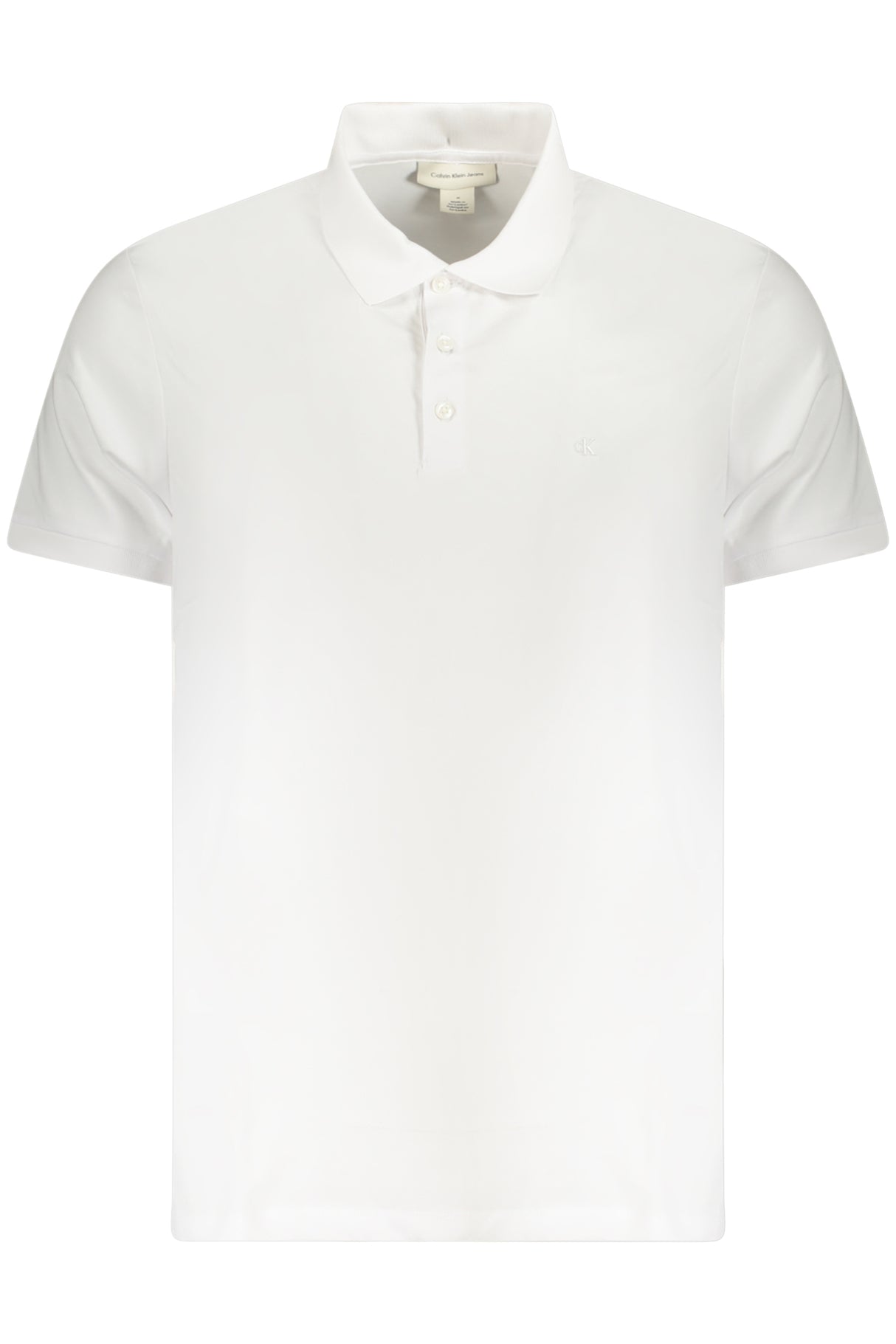 CALVIN KLEIN MEN'S SHORT SLEEVE POLO WHITE