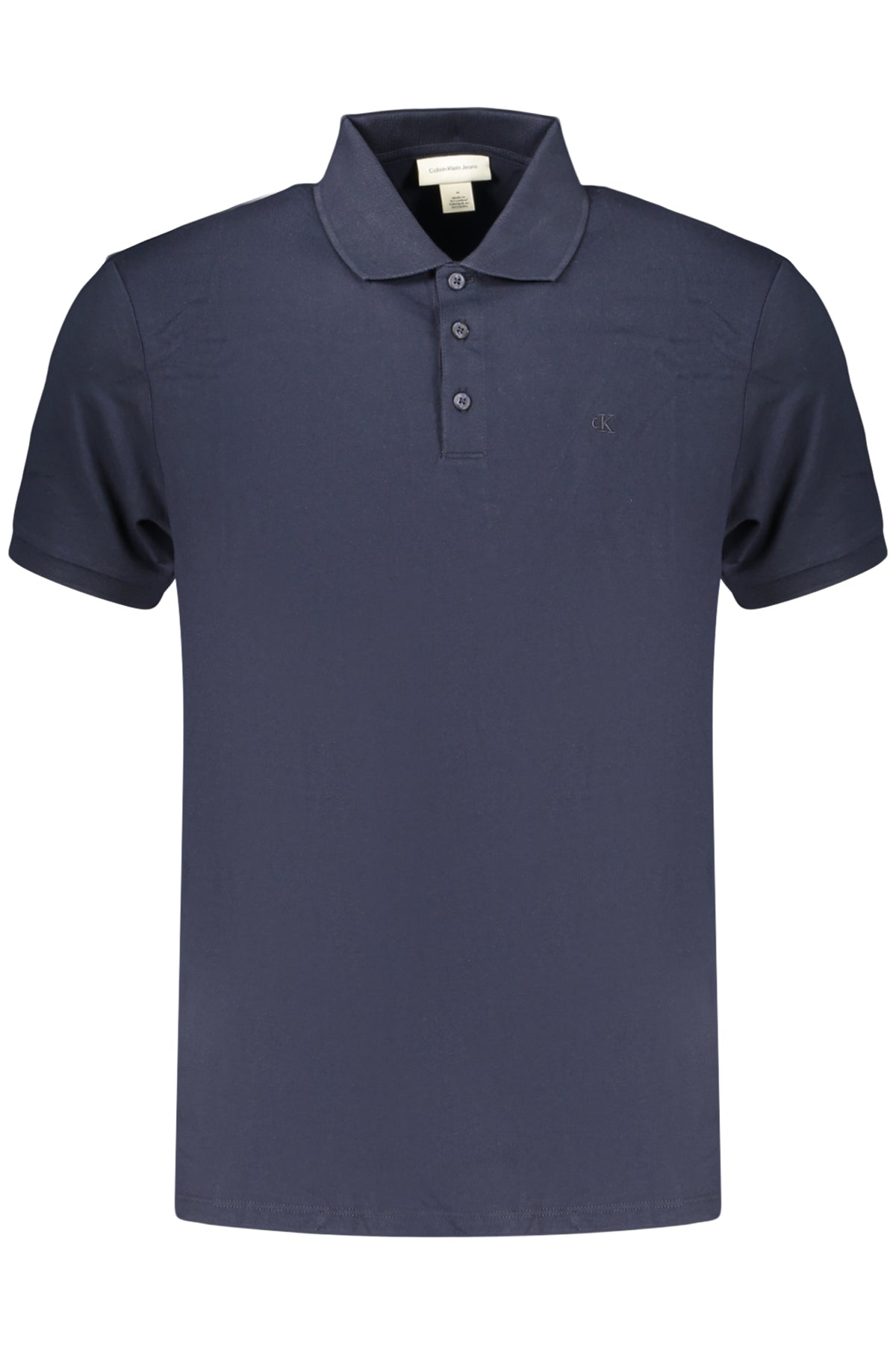 CALVIN KLEIN MEN'S SHORT-SLEEVE POLO SHIRT, BLUE
