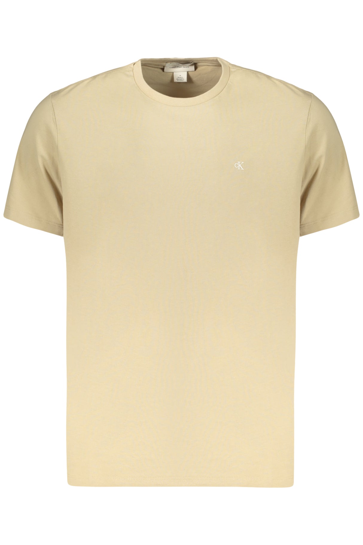 CALVIN KLEIN MEN'S SHORT-SLEEVE T-SHIRT BEIGE