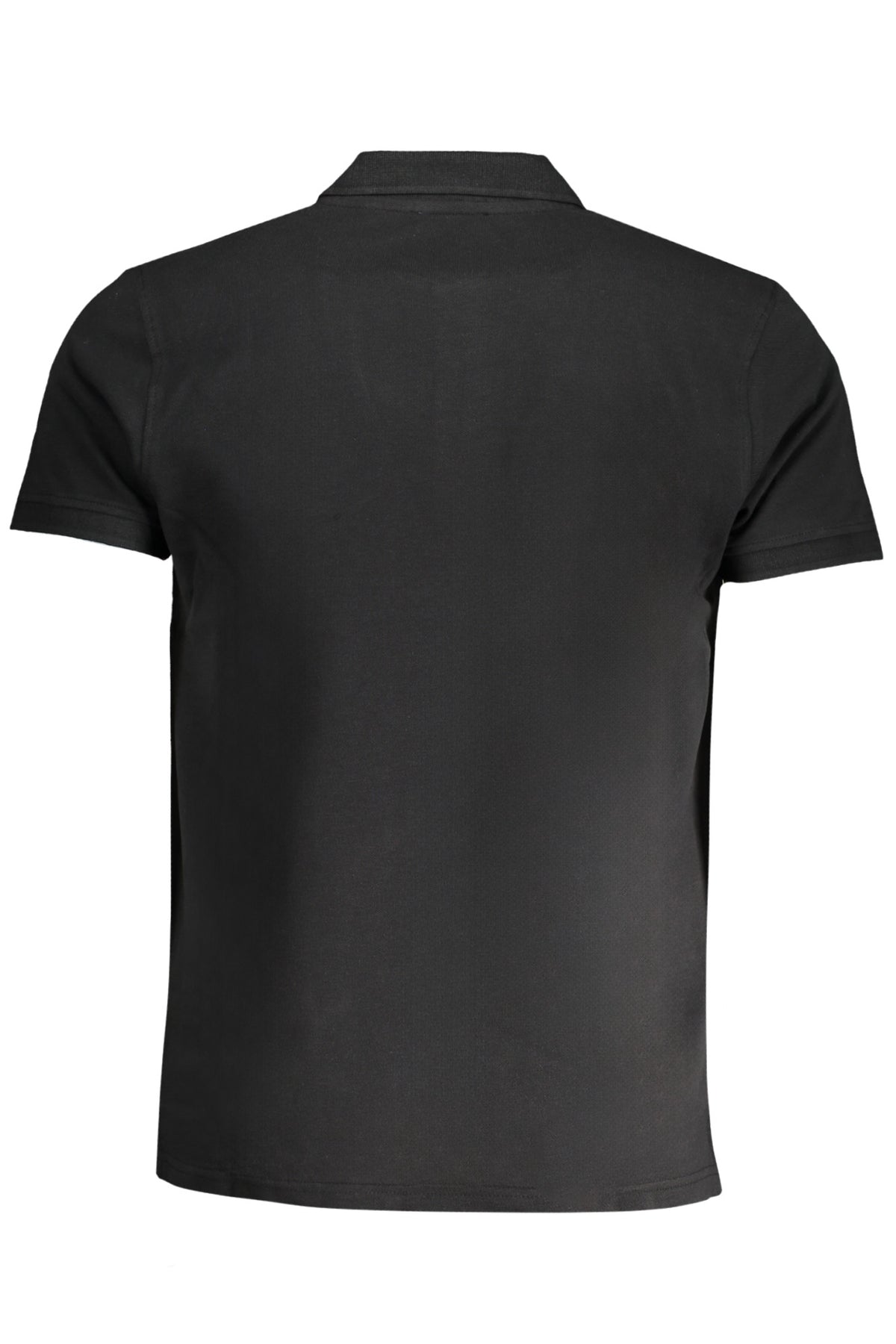 CAVALLI CLASS MEN'S SHORT SLEEVED POLO SHIRT BLACK