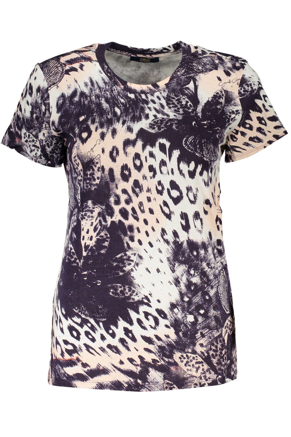 CAVALLI CLASS WOMEN'S SHORT SLEEVE T-SHIRT PINK