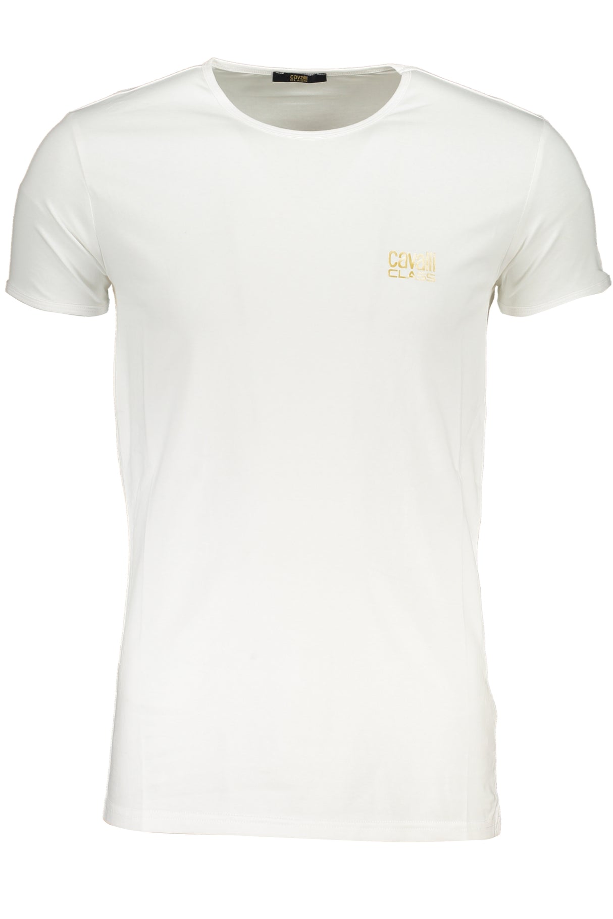 CAVALLI CLASS MEN'S SHORT SLEEVED T-SHIRT WHITE
