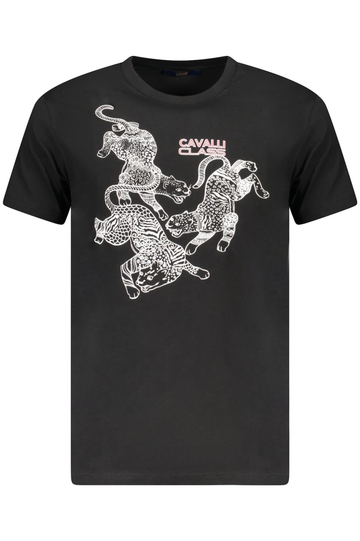 CAVALLI CLASS SHORT SLEEVE T-SHIRT MEN BLACK