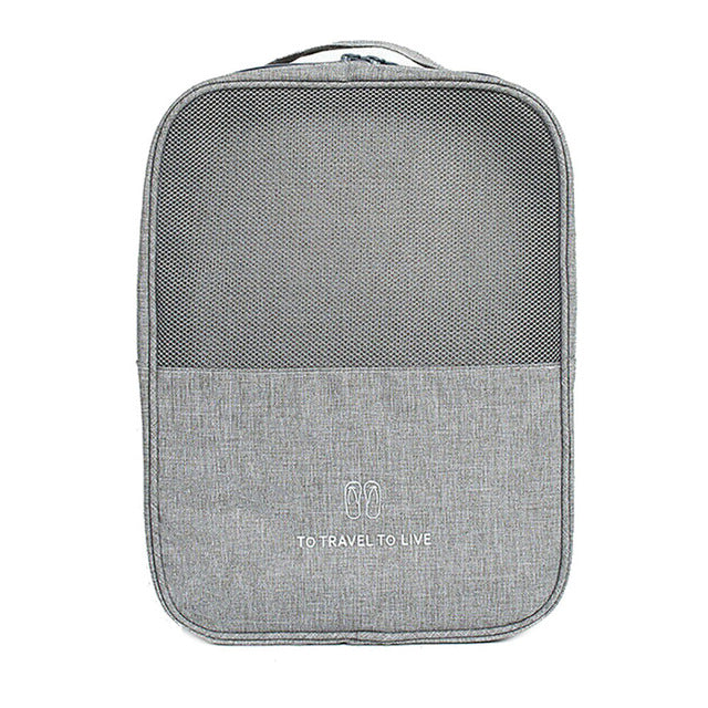 Large Capacity Travel Shoe Organizer with Handle