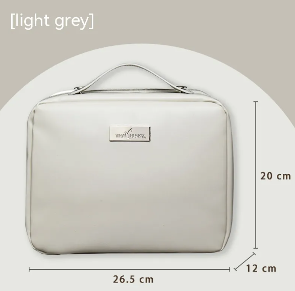 Large Capacity Waterproof PU Cosmetic Bag for Women