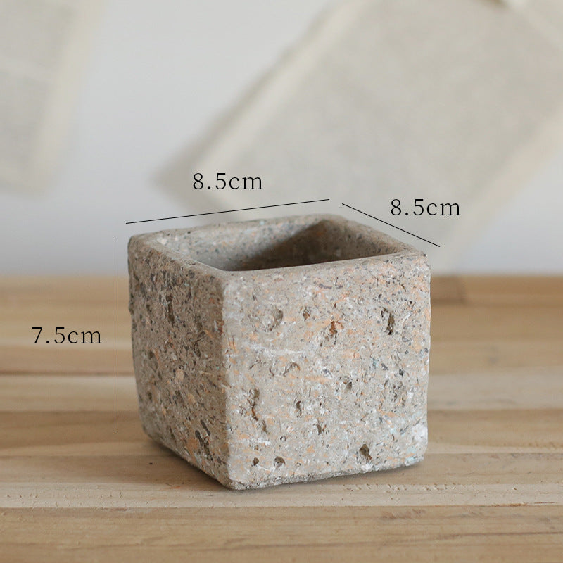 Creative Retro Concrete Succulent Planter for Table