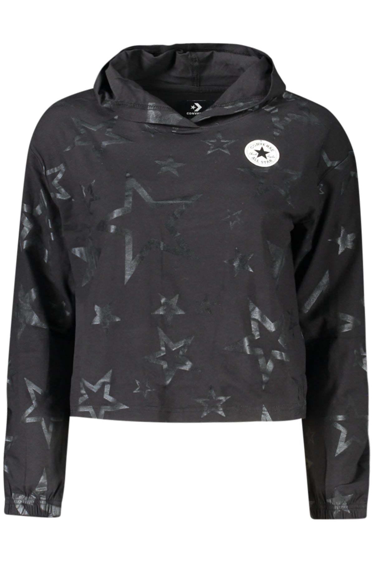 Converse Girls' Long-Sleeved T-Shirt, Black