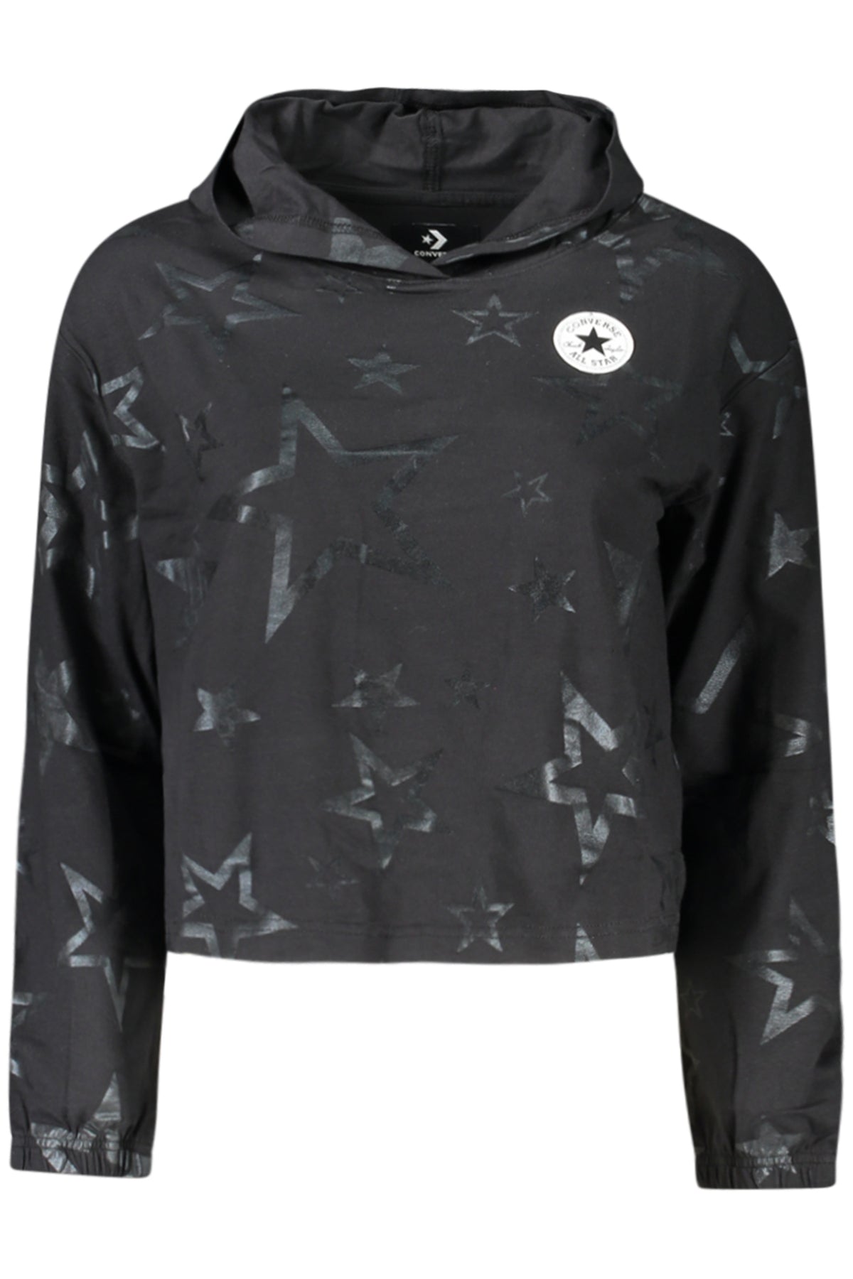 Converse Girls' Long-Sleeved T-Shirt, Black