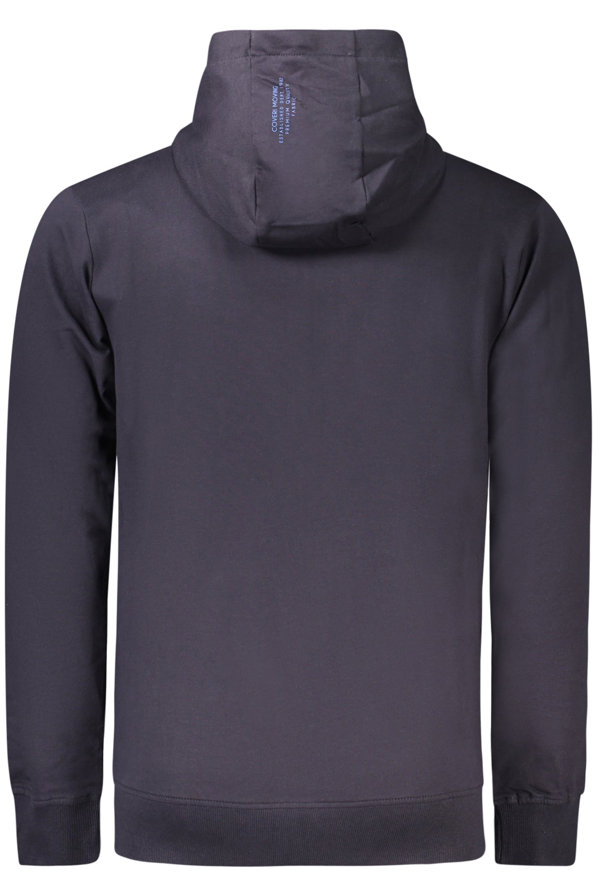 COVERI MOVING MEN'S BLUE ZIP-UP SWEATSHIRT