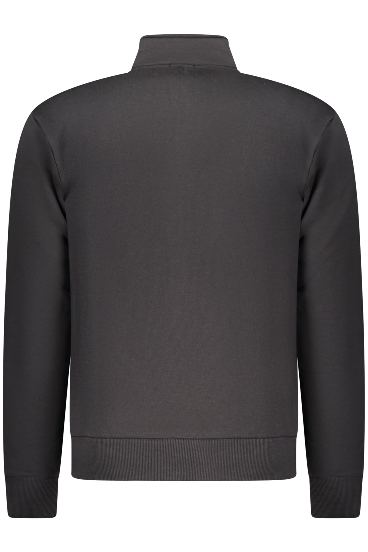 COVERI MOVING MEN'S BLACK ZIP-UP SWEATSHIRT