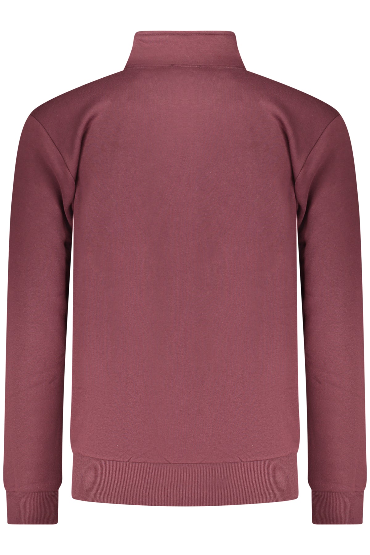 COVERI MOVING MEN'S RED ZIP-UP SWEATSHIRT