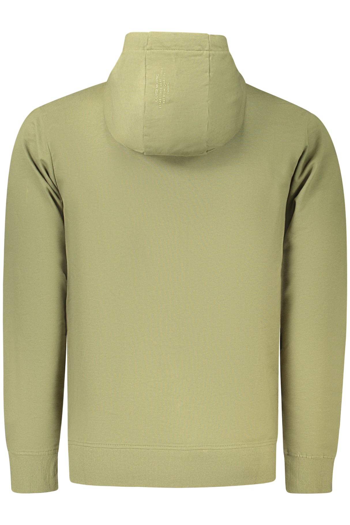 COVERI MOVING MEN'S ZIP-UP SWEATSHIRT GREEN