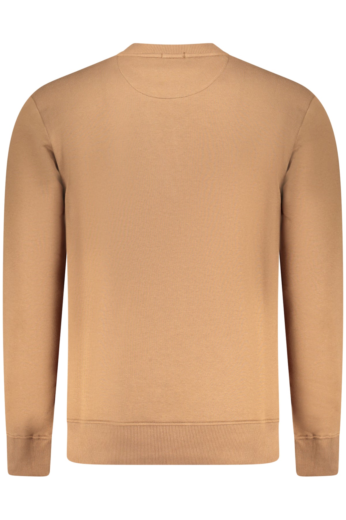 COVERI MOVING MEN'S BROWN ZIP-UP SWEATSHIRT