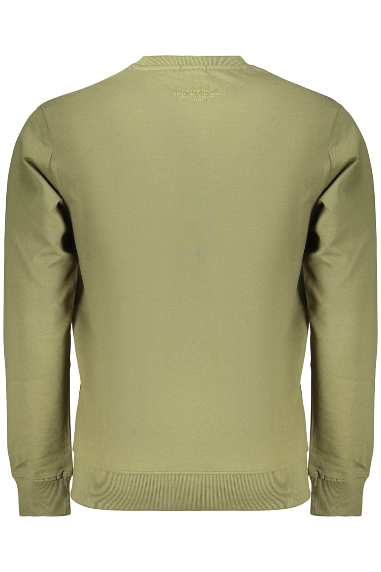 COVERI MOVING MEN'S ZIP-LESS SWEATSHIRT GREEN