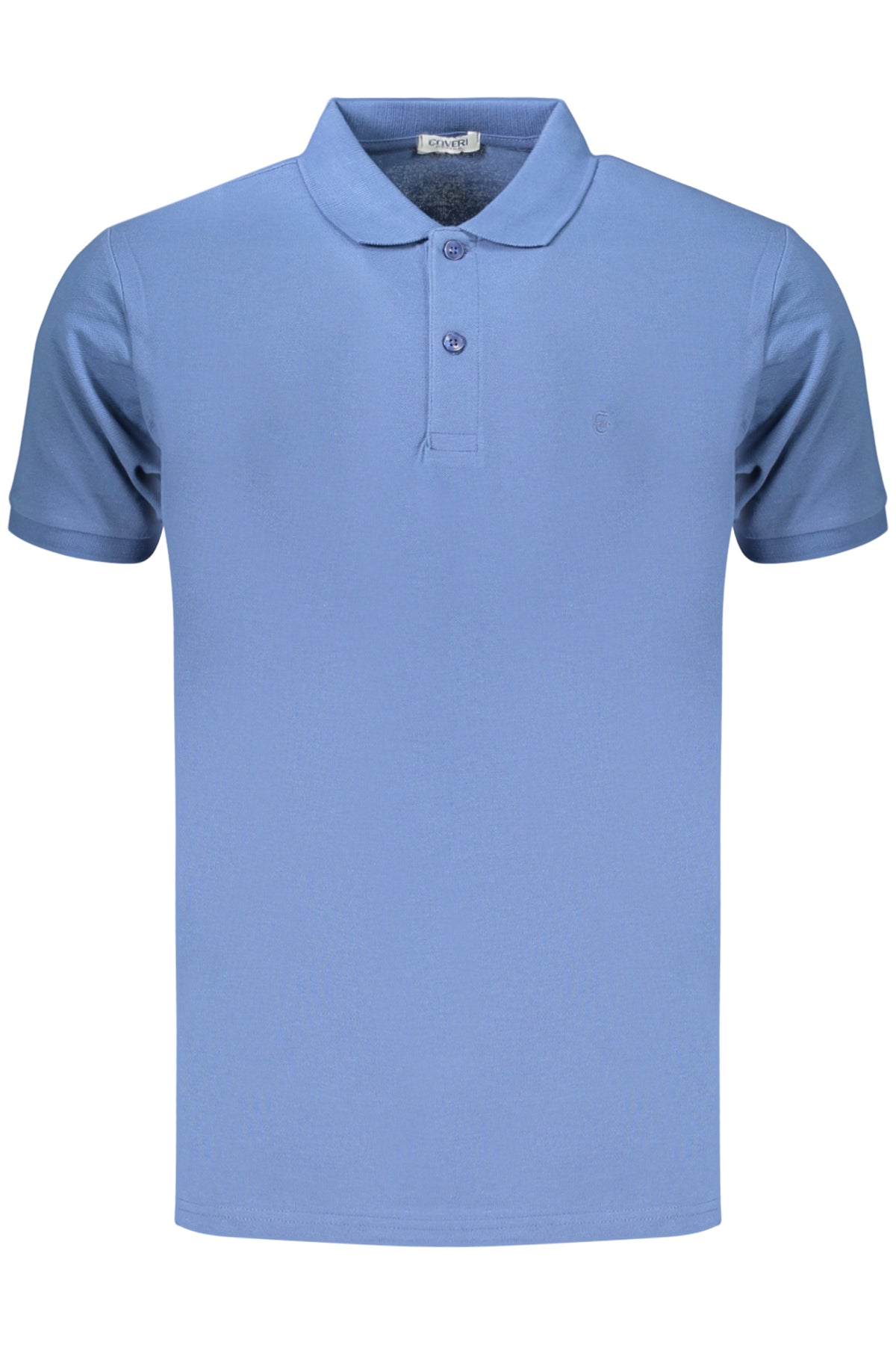 COVERI MOVING MEN'S SHORT-SLEEVE POLO SHIRT, BLUE