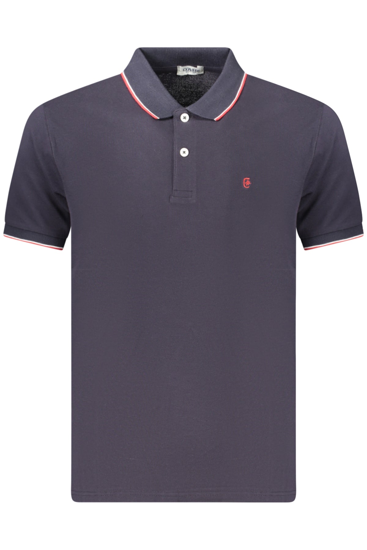 COVERI MOVING MEN'S SHORT-SLEEVE POLO SHIRT, BLUE