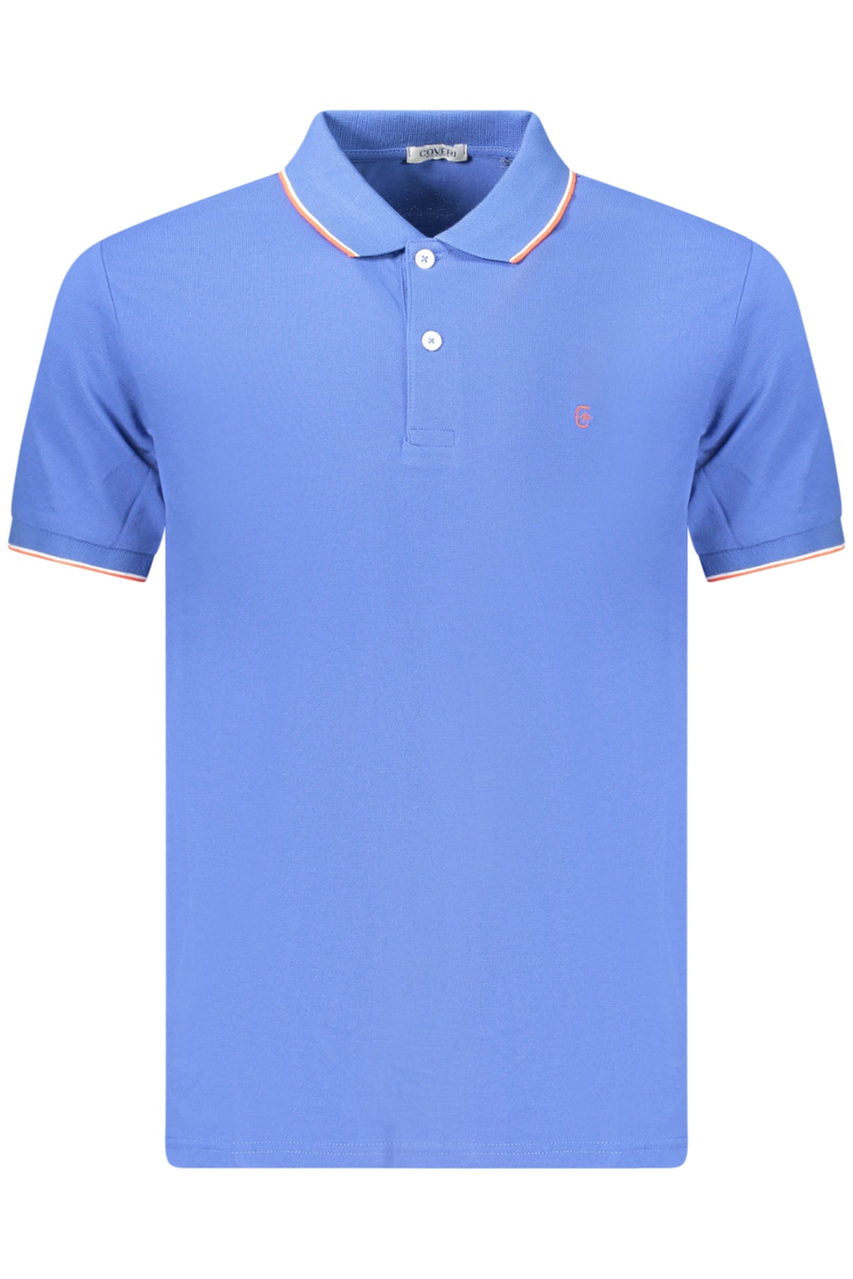 COVERI MOVING MEN'S SHORT-SLEEVE POLO SHIRT, BLUE