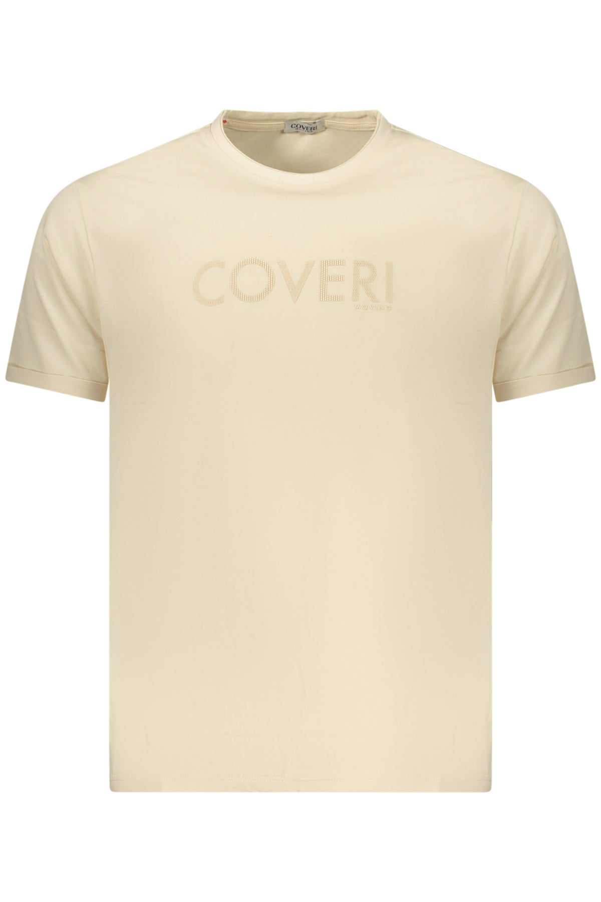 COVERI MOVING MEN'S SHORT-SLEEVE T-SHIRT, BEIGE