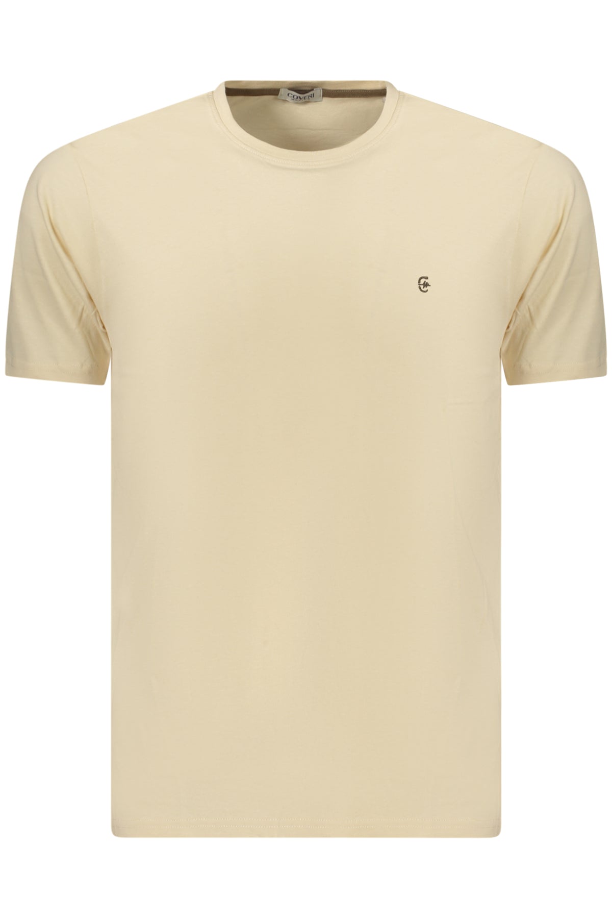 COVERI MOVING MEN'S SHORT-SLEEVE T-SHIRT, BEIGE