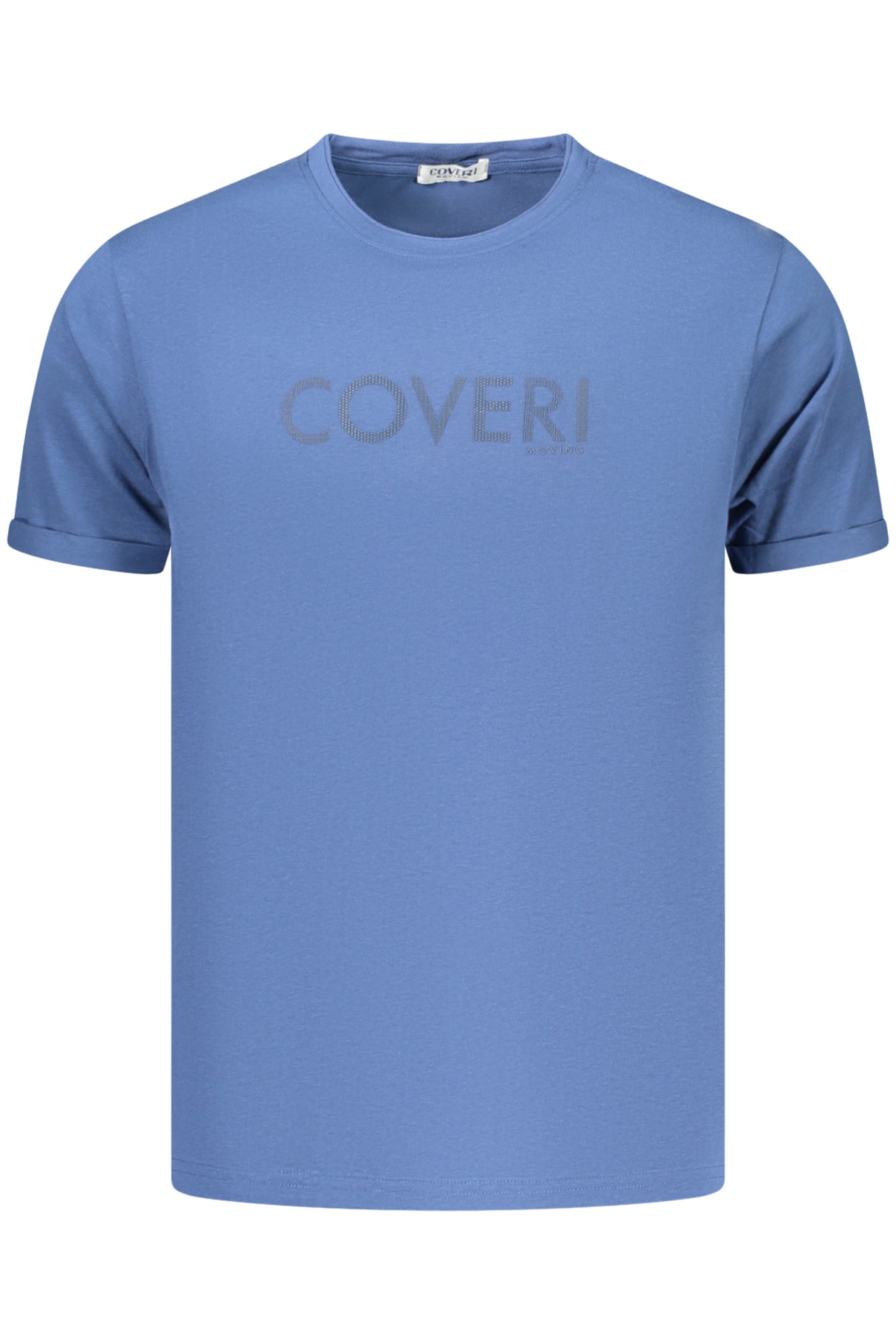 COVERI MOVING MEN'S SHORT-SLEEVE T-SHIRT, BLUE