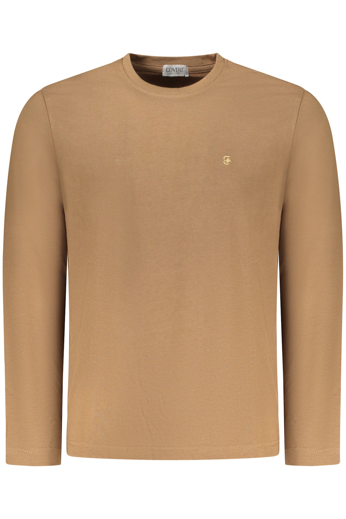 COVERI MOVING MEN'S LONG-SLEEVED T-SHIRT, BROWN