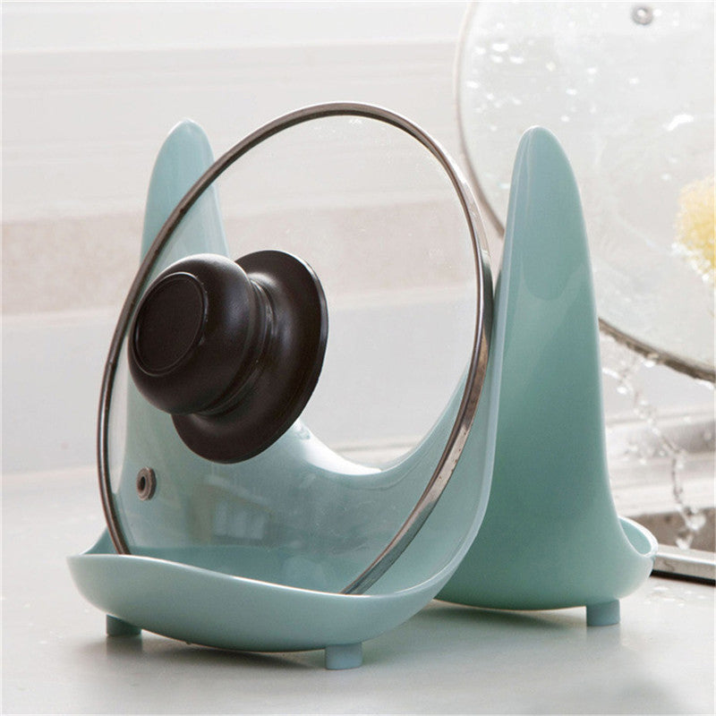 Multifunctional Kitchen Storage Rack for Utensils and Lids