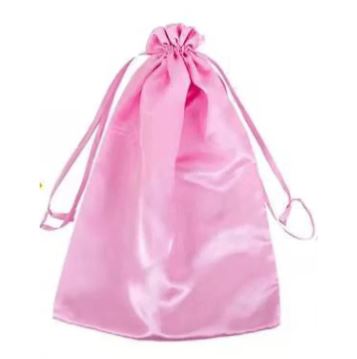Premium Satin Drawstring Wig & Jewelry Organizer Bags (Set of 5)