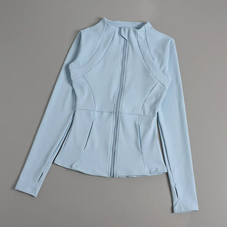 Long Sleeve Slim-Fit Fitness Jacket