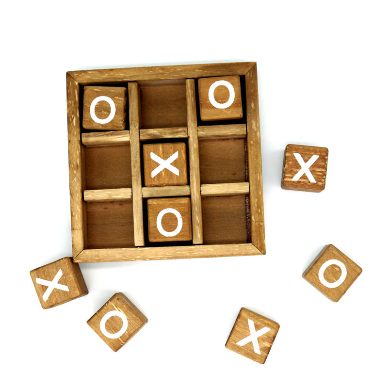 Wooden XO Chess Educational Toy for Children
