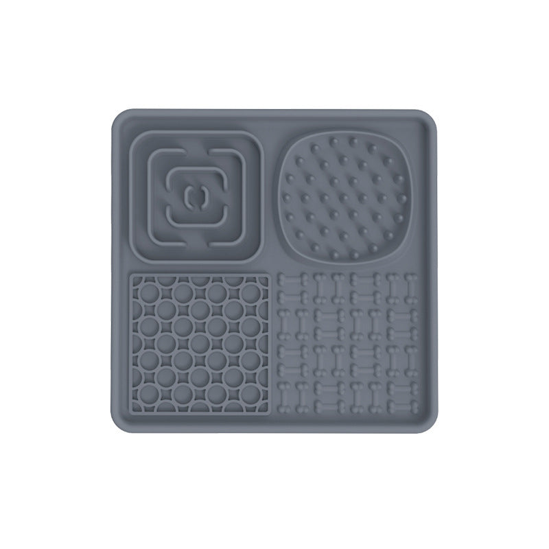 Silicone Pet Feeding Mat and Slow Feed Pad