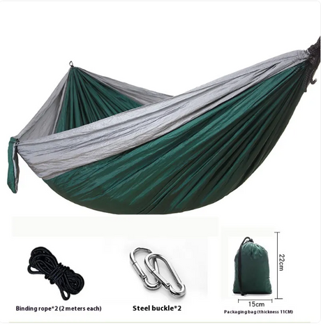Outdoor Double Camping Hammock - 210T Parachute Nylon
