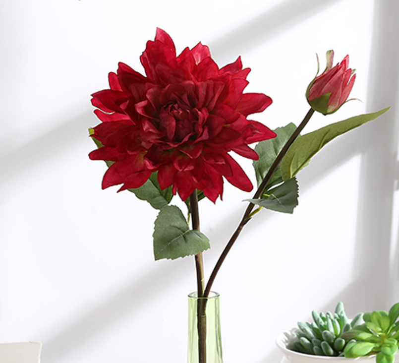 Realistic Peony Plastic Flower Bouquet for Home Decor