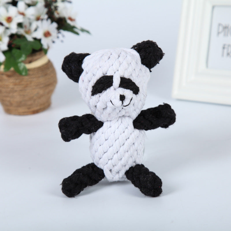 Pet Toy: Chew Rope Animal Shape for Dogs