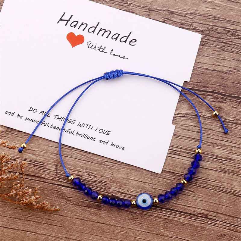 Beaded Adjustable Knitting Bracelet Craft Accessory