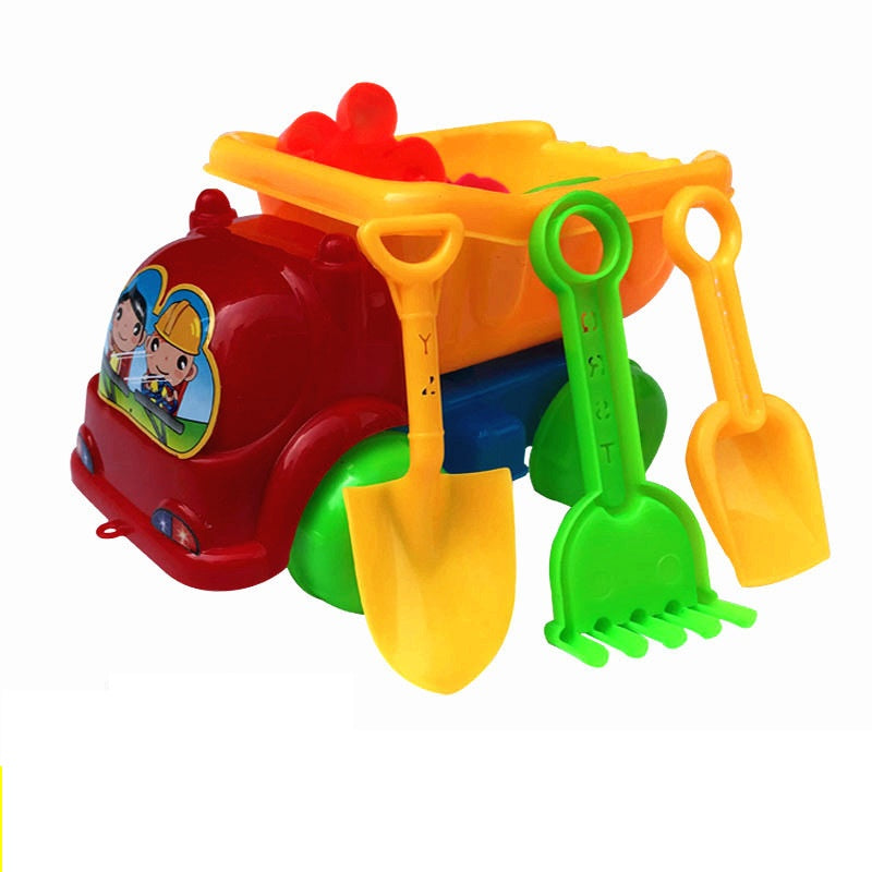 Mini Beach Car 11-Piece Set for Kids Sand Play