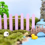 Mini Wooden Fence for Fairy Garden Decor (90x5cm)