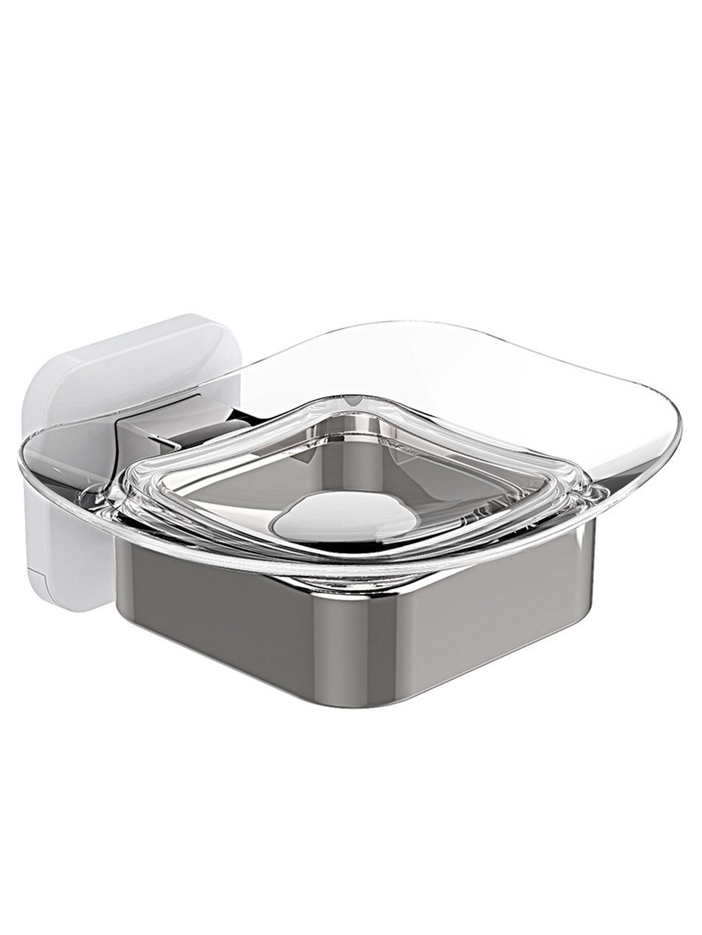 Transparent Soap Dish Holder for Bathroom Accessories
