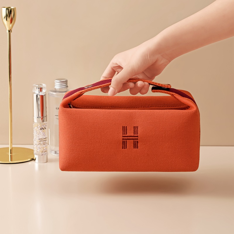 Waterproof Canvas Travel Toiletry Organizer Bag