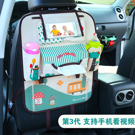 Creative Cartoon Car Seat Back Storage Organizer Bag