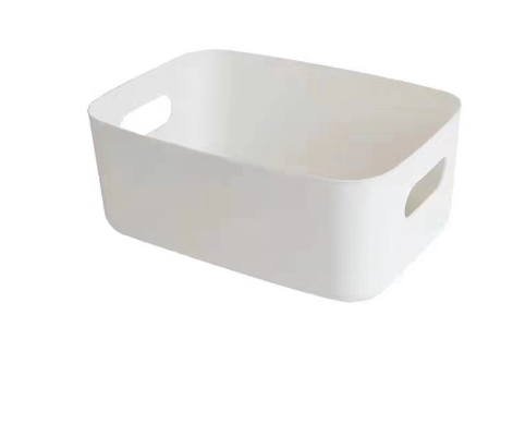 Plastic Storage Basket for Bathroom and Kitchen Organizing