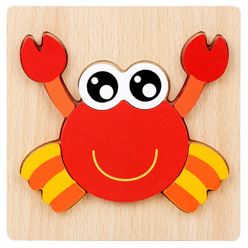 3D Wooden Puzzle Educational Toy for Kids (Wholesale)