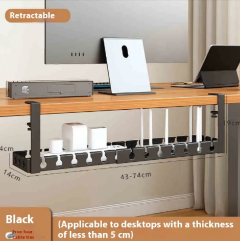 Under-Desk Cord Organizer Box
