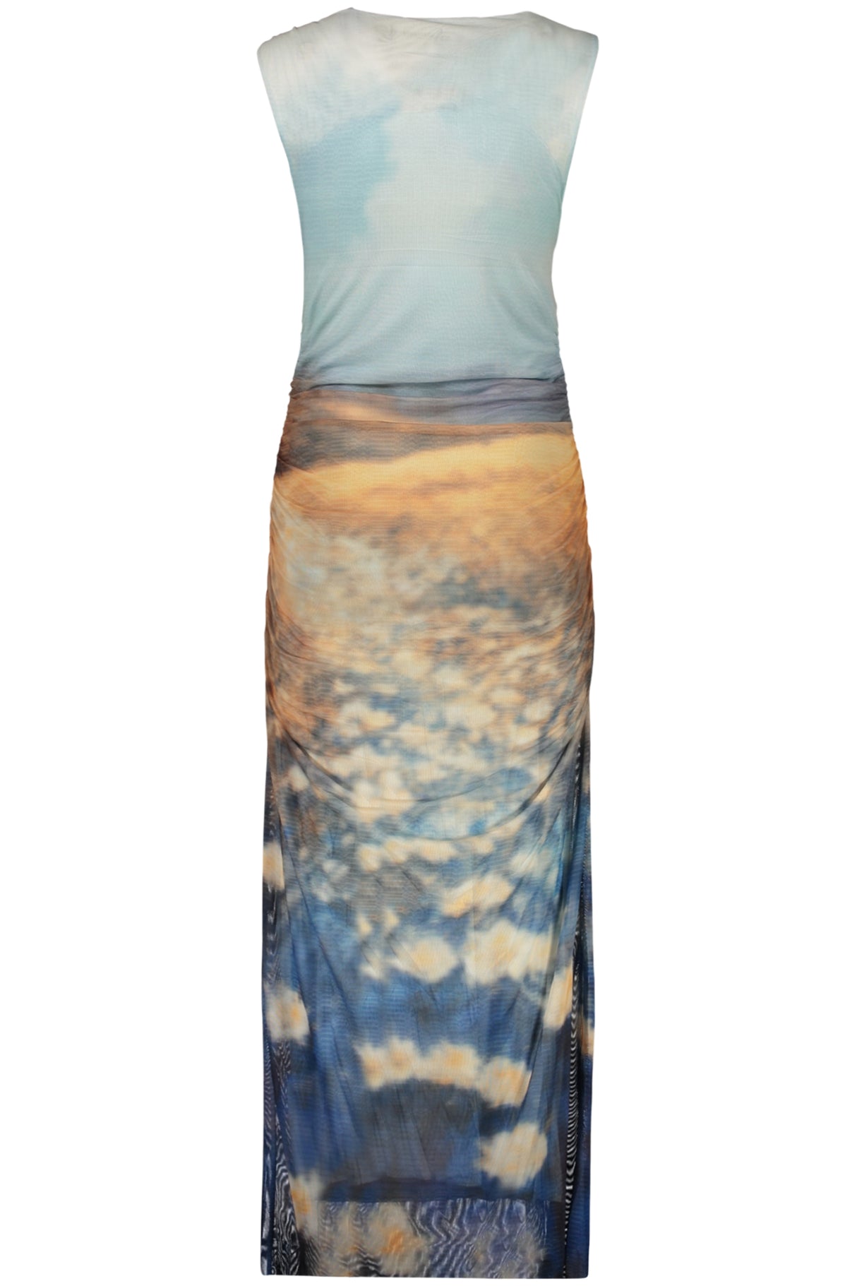 DESIGUAL WOMEN'S LONG DRESS, BLUE
